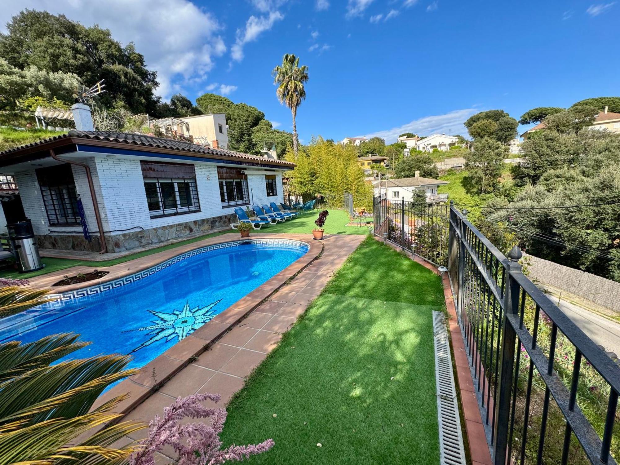 Casa Paraiso Piscina Tranquilidad Sant Cebrià de Vallalta Exteriör bild